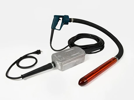 Stavvibrator for gulv med omformer